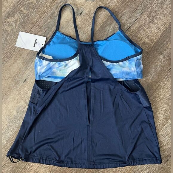 Nike Layered Tankini Top-Size Medium - Picture 5 of 8
